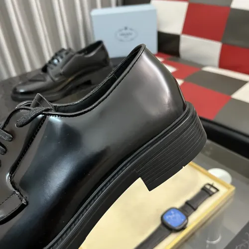 Replica Prada Leather Shoes For Men #1392043 $115.00 USD for Wholesale