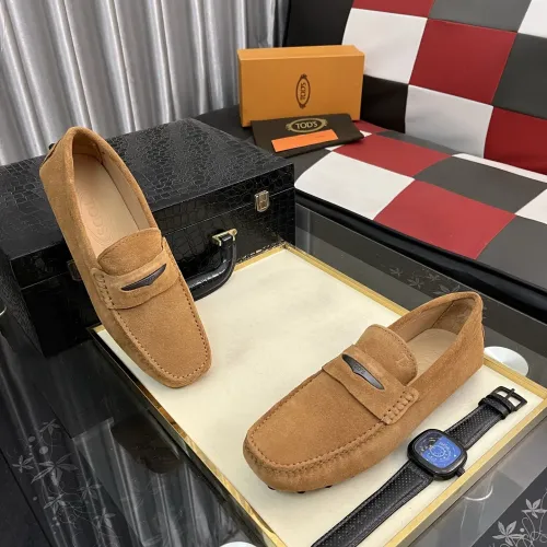Replica TOD'S Oxfords Shoes For Men #1392054 $88.00 USD for Wholesale