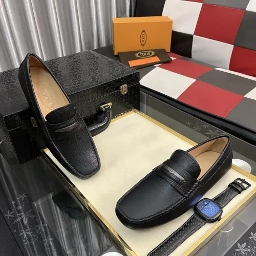 Replica TOD'S Oxfords Shoes For Men #1392063 $88.00 USD for Wholesale