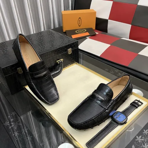 Replica TOD'S Oxfords Shoes For Men #1392070 $88.00 USD for Wholesale