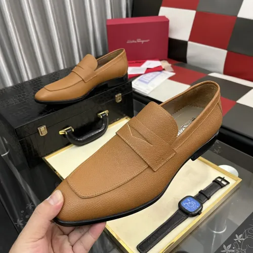 Salvatore Ferragamo Leather Shoes For Men #1392077 $108.00 USD, Wholesale Replica Salvatore Ferragamo Leather Shoes