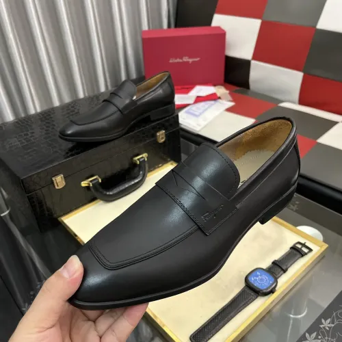Salvatore Ferragamo Leather Shoes For Men #1392082 $108.00 USD, Wholesale Replica Salvatore Ferragamo Leather Shoes