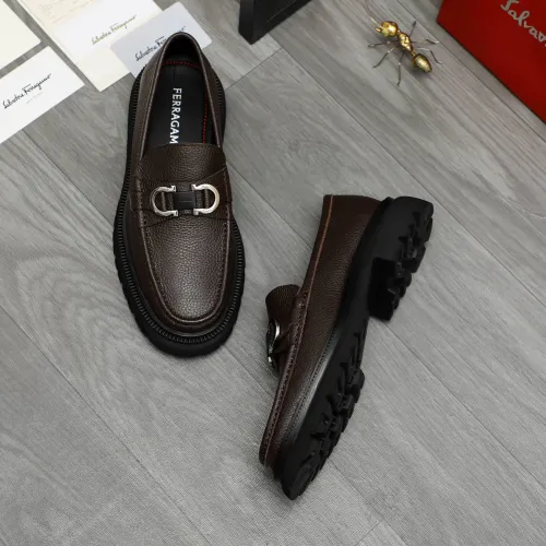 Salvatore Ferragamo Leather Shoes For Men #1392102 $112.00 USD, Wholesale Replica Salvatore Ferragamo Leather Shoes