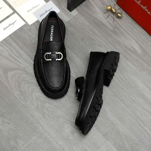 Salvatore Ferragamo Leather Shoes For Men #1392104 $112.00 USD, Wholesale Replica Salvatore Ferragamo Leather Shoes