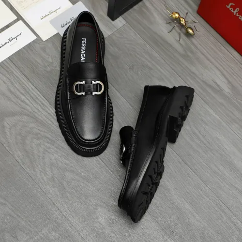 Salvatore Ferragamo Leather Shoes For Men #1392105 $112.00 USD, Wholesale Replica Salvatore Ferragamo Leather Shoes