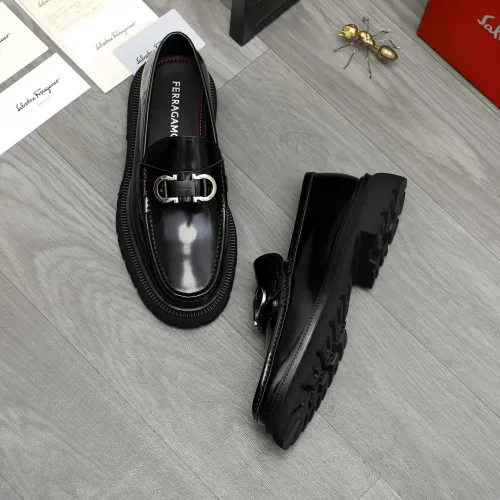 Salvatore Ferragamo Leather Shoes For Men #1392109 $112.00 USD, Wholesale Replica Salvatore Ferragamo Leather Shoes