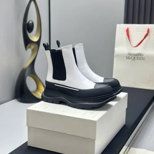 Replica Alexander McQueen Boots For Women #1392214 $128.00 USD for Wholesale