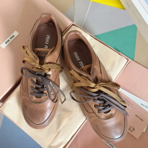 Replica MIU MIU Casual Shoes For Women #1392232 $125.00 USD for Wholesale
