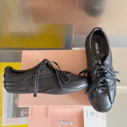 MIU MIU Casual Shoes For Women #1392233 $125.00 USD, Wholesale Replica MIU MIU Casual Shoes