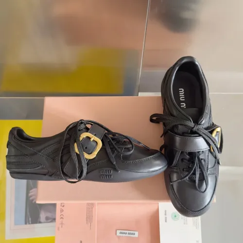 MIU MIU Casual Shoes For Women #1392238 $125.00 USD, Wholesale Replica MIU MIU Casual Shoes