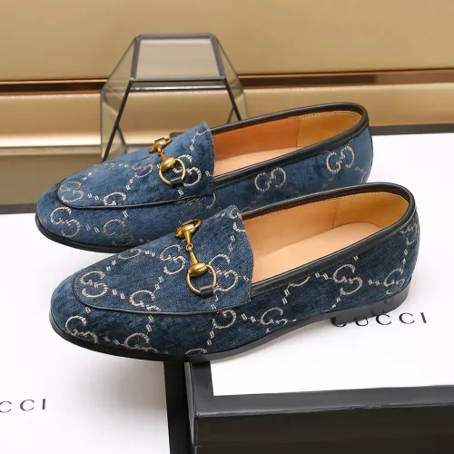 Replica Gucci Oxfords Shoes For Men #1392278 $98.00 USD for Wholesale