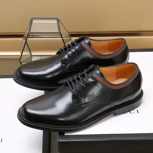 Replica Gucci Oxfords Shoes For Men #1392290 $98.00 USD for Wholesale