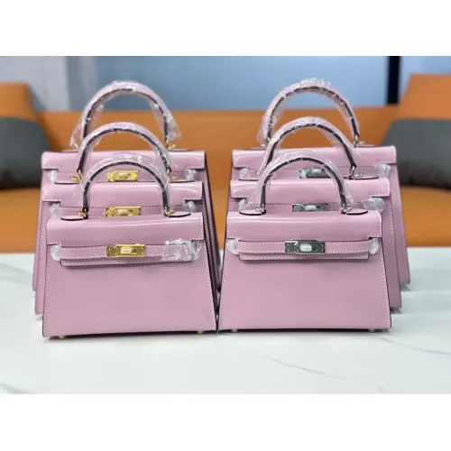 Hermes AAA Quality Handbags In Gold For Women #1392557 $82.00 USD, Wholesale Replica Hermes AAA Quality Handbags