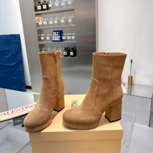 Replica Valentino Boots For Women #1392560 $145.00 USD for Wholesale