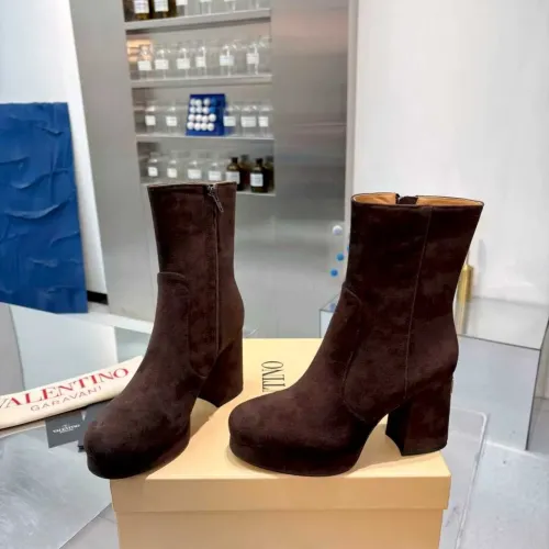 Replica Valentino Boots For Women #1392561 $145.00 USD for Wholesale