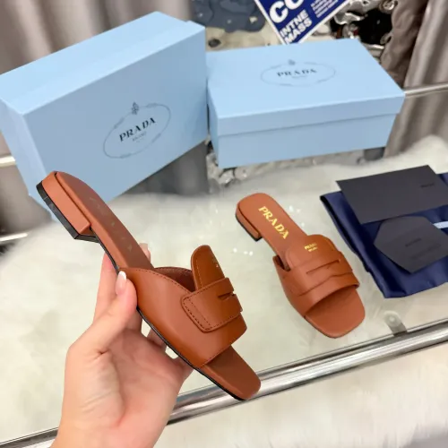 Replica Prada Slippers For Women #1392609 $92.00 USD for Wholesale
