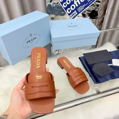 Replica Prada Slippers For Women #1392609 $92.00 USD for Wholesale
