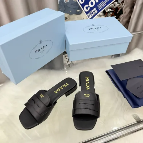 Replica Prada Slippers For Women #1392610 $92.00 USD for Wholesale