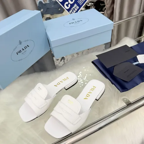 Prada Slippers For Women #1392611 $92.00 USD, Wholesale Replica Prada Slippers