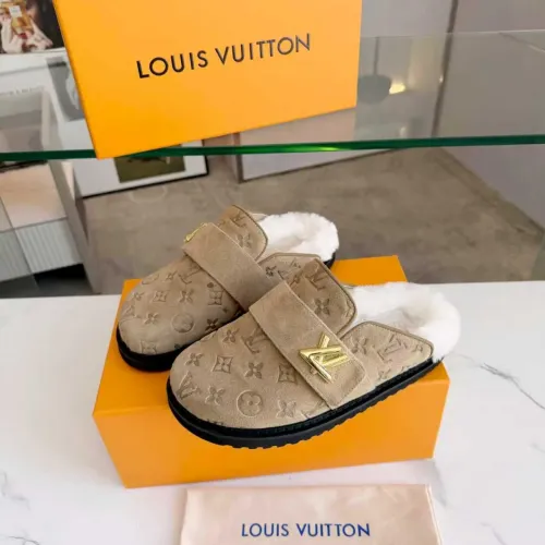 Louis Vuitton Slippers For Women #1392615 $85.00 USD, Wholesale Replica Louis Vuitton Slippers