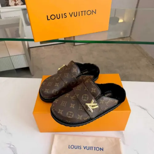 Louis Vuitton Slippers For Women #1392618 $85.00 USD, Wholesale Replica Louis Vuitton Slippers
