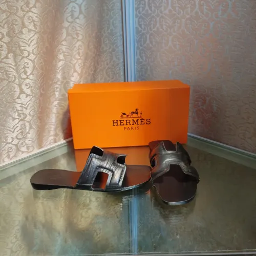Replica Hermes Slippers For Women #1392655 $98.00 USD for Wholesale