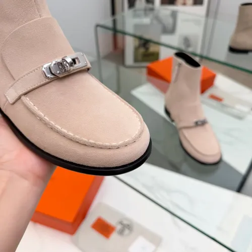 Replica Hermes Boots For Women #1392665 $145.00 USD for Wholesale