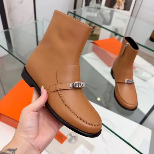 Replica Hermes Boots For Women #1392670 $145.00 USD for Wholesale