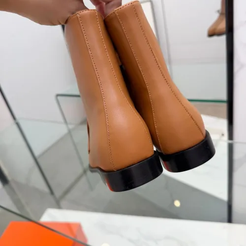 Replica Hermes Boots For Women #1392670 $145.00 USD for Wholesale
