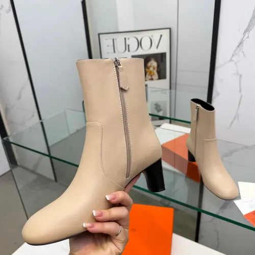 Replica Hermes Boots For Women #1392672 $145.00 USD for Wholesale