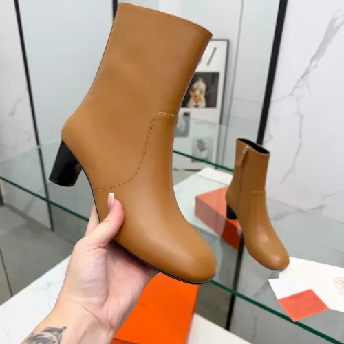Replica Hermes Boots For Women #1392673 $145.00 USD for Wholesale