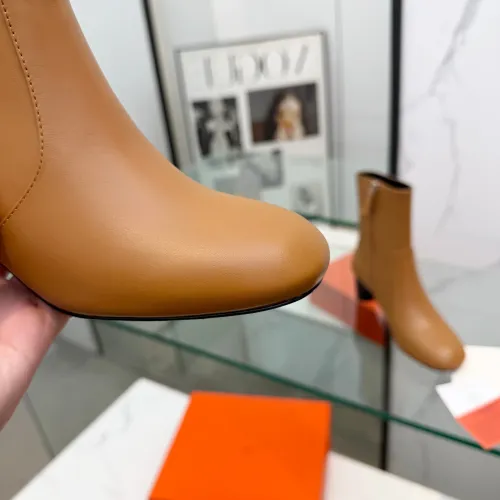 Replica Hermes Boots For Women #1392673 $145.00 USD for Wholesale