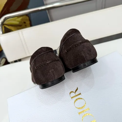 Replica Christian Dior Leather Shoes For Women #1392719 $112.00 USD for Wholesale