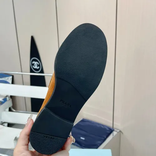 Replica Prada Leather Shoes For Women #1392726 $102.00 USD for Wholesale