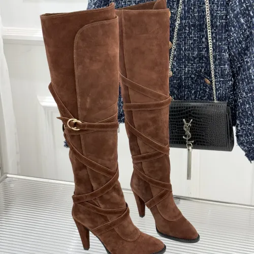 Yves Saint Laurent YSL Boots For Women #1392744 $238.02 USD, Wholesale Replica Yves Saint Laurent YSL Boots