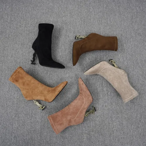 Replica Yves Saint Laurent YSL Boots For Women #1392764 $118.00 USD for Wholesale