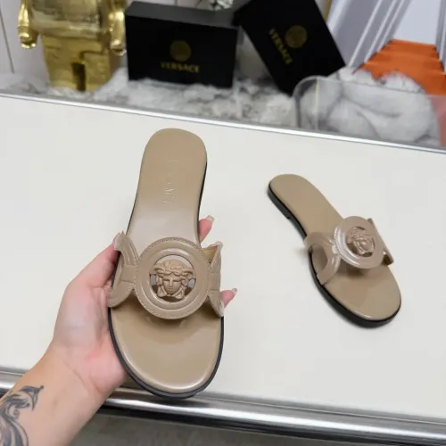 Replica Versace Slippers For Women #1392804 $82.00 USD for Wholesale