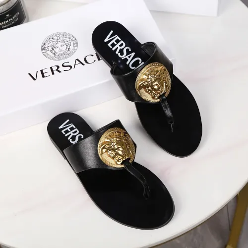 Replica Versace Slippers For Women #1392824 $100.00 USD for Wholesale