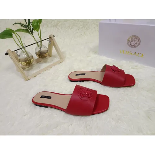 Replica Versace Slippers For Women #1392835 $80.00 USD for Wholesale