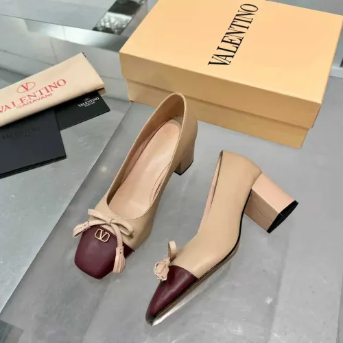 Valentino High-Heeled Shoes For Women #1392882 $105.00 USD, Wholesale Replica Valentino High-Heeled Shoes