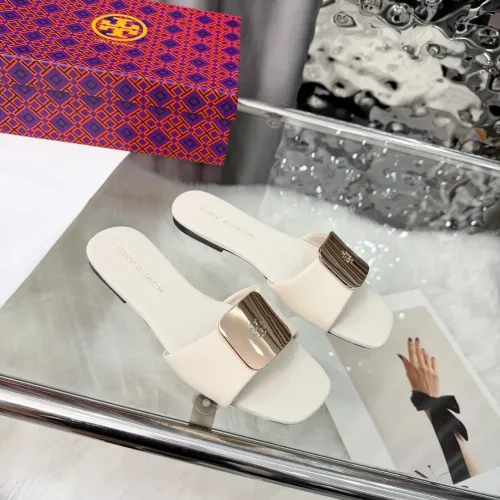 Replica Tory Burch TB Slippers For Women #1392893 $80.00 USD for Wholesale