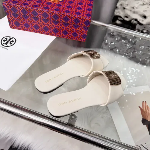 Replica Tory Burch TB Slippers For Women #1392893 $80.00 USD for Wholesale