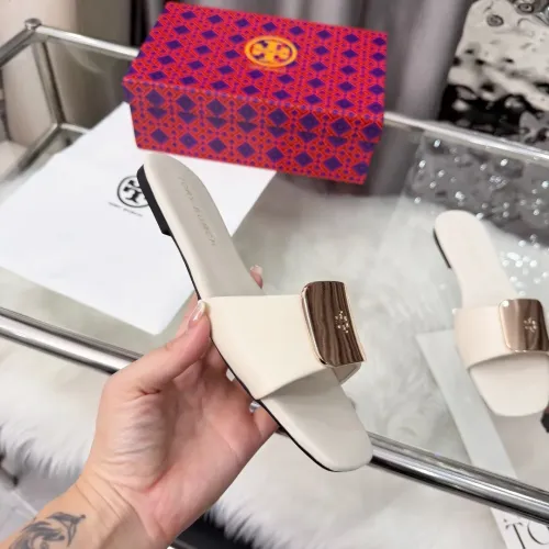 Replica Tory Burch TB Slippers For Women #1392893 $80.00 USD for Wholesale