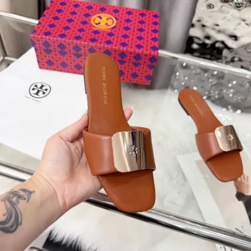 Replica Tory Burch TB Slippers For Women #1392894 $80.00 USD for Wholesale