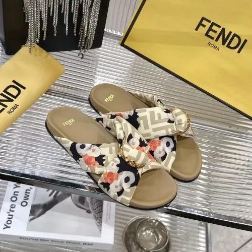 Replica Fendi Slippers For Women #1392897 $80.00 USD for Wholesale