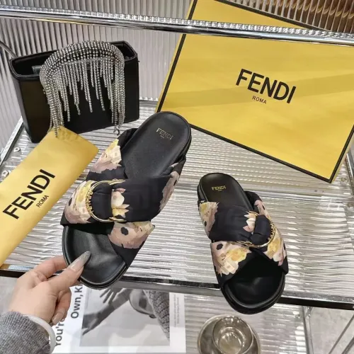 Replica Fendi Slippers For Women #1392899 $80.00 USD for Wholesale