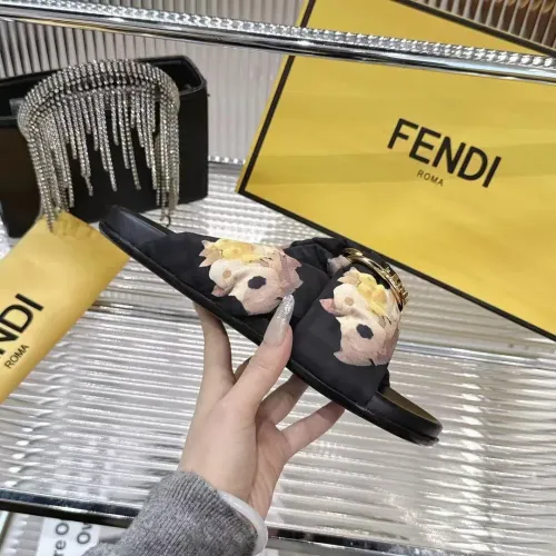 Replica Fendi Slippers For Women #1392899 $80.00 USD for Wholesale