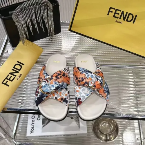 Fendi Slippers For Women #1392900 $80.00 USD, Wholesale Replica Fendi Slippers