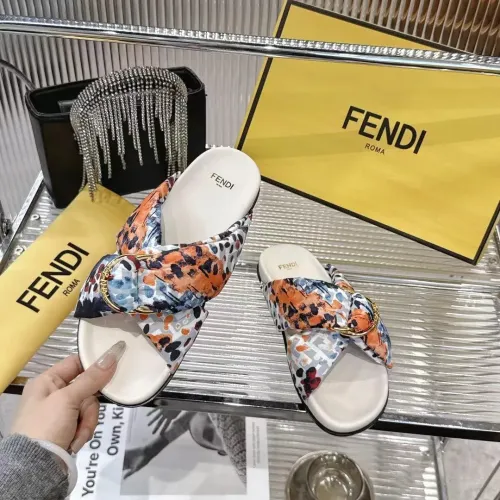 Replica Fendi Slippers For Women #1392900 $80.00 USD for Wholesale