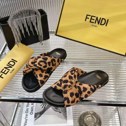 Replica Fendi Slippers For Women #1392901 $80.00 USD for Wholesale
